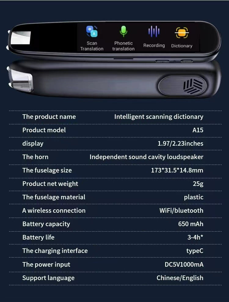 AISmartPen – The Smart Translation & Study Scanner